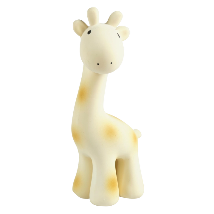 Giraffe Natural Organic Rubber Teether, Rattle & Bath Toy