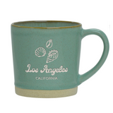 Los Angeles Shells Etched Ceramic Mug