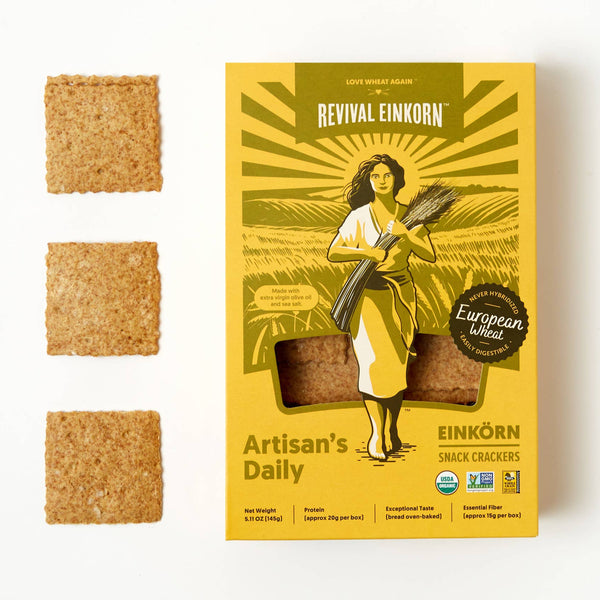 revival einkorn sourough crackers