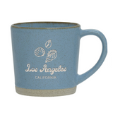 Los Angeles Shells Etched Ceramic Mug