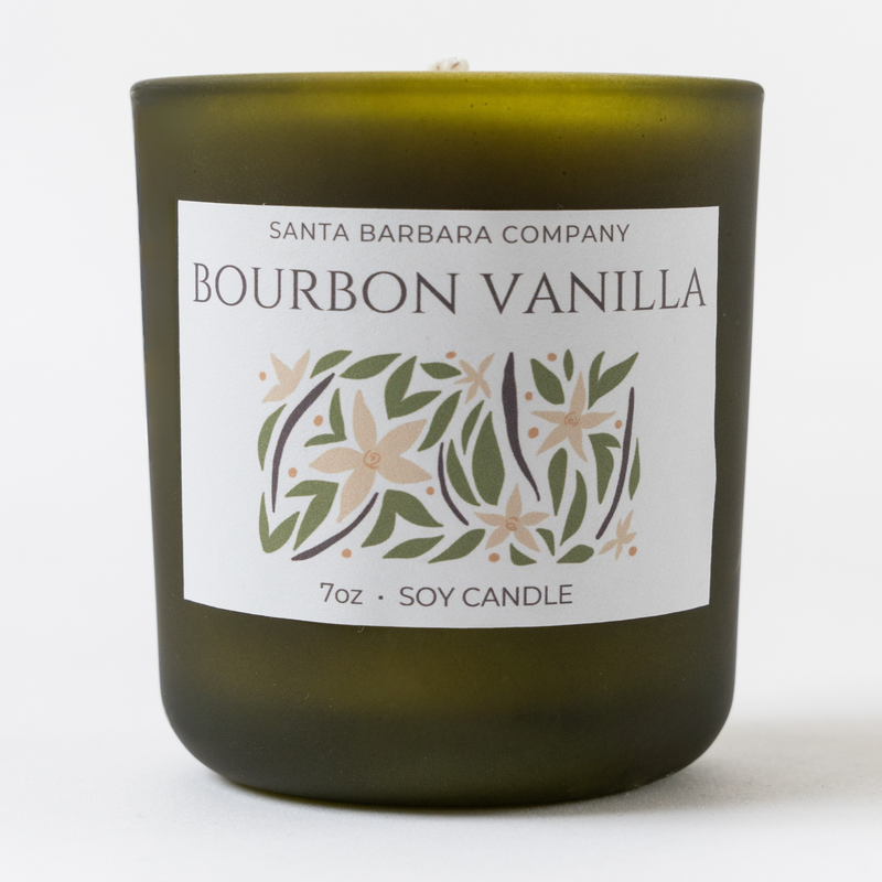 Santa Barbara Company Bourbon Vanilla Candle