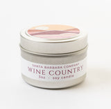 Wine Country Travel Candle