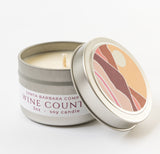 Wine Country Travel Candle