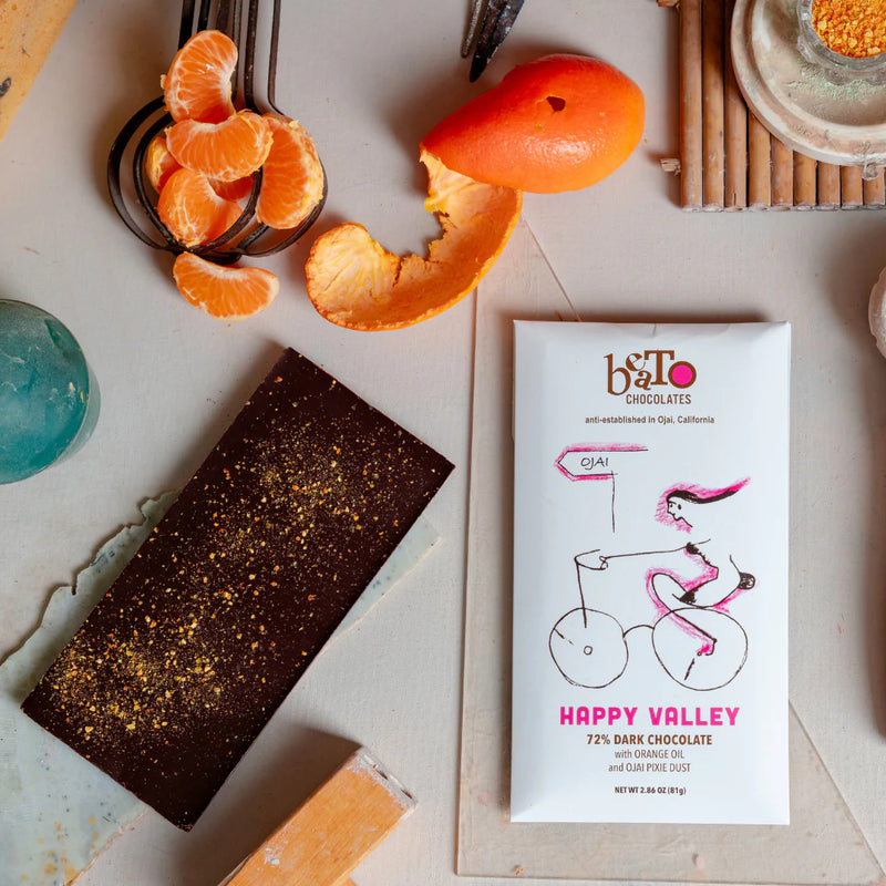 Happy Valley Chocolate Bar with Orange Oil & Ojai Pixie Dust