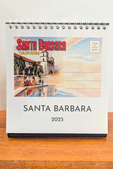 Santa Barbara Easel Desk Calendar 2025