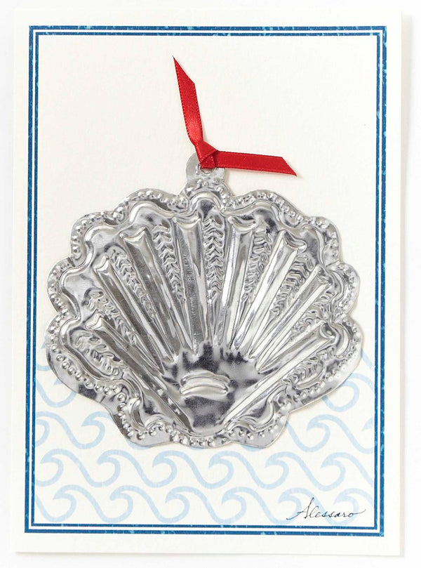 Shell Tin Ornament