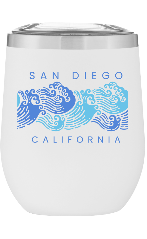 San Diego Wine Tumbler Front