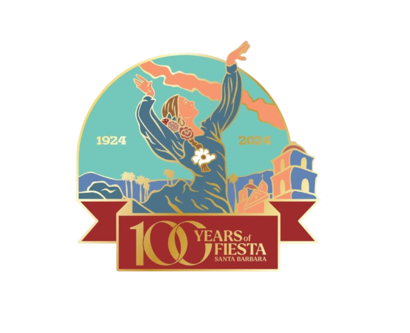 Official 2024 Santa Barbara Fiesta Pin