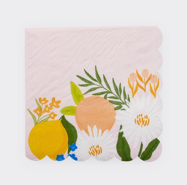 Citrus Field Beverage Napkins