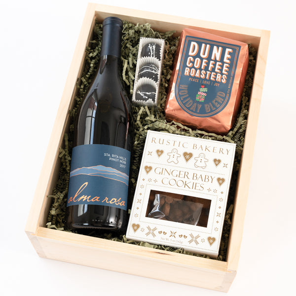 Santa Barbara Holiday Coffee & Wine Gift Box