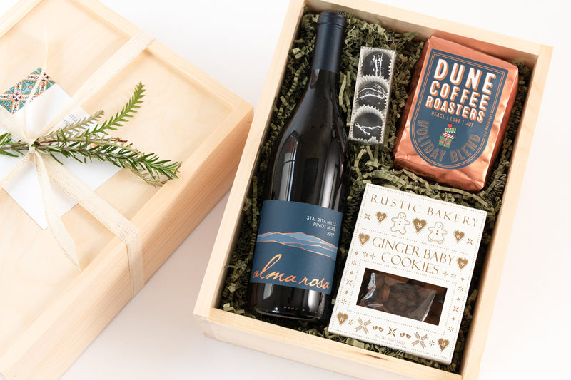 Santa Barbara Holiday Coffee & Wine Gift Box