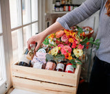 gift box with flowers