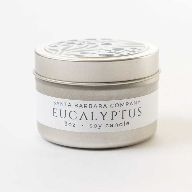 santa barbara company eucalyptus soy candle