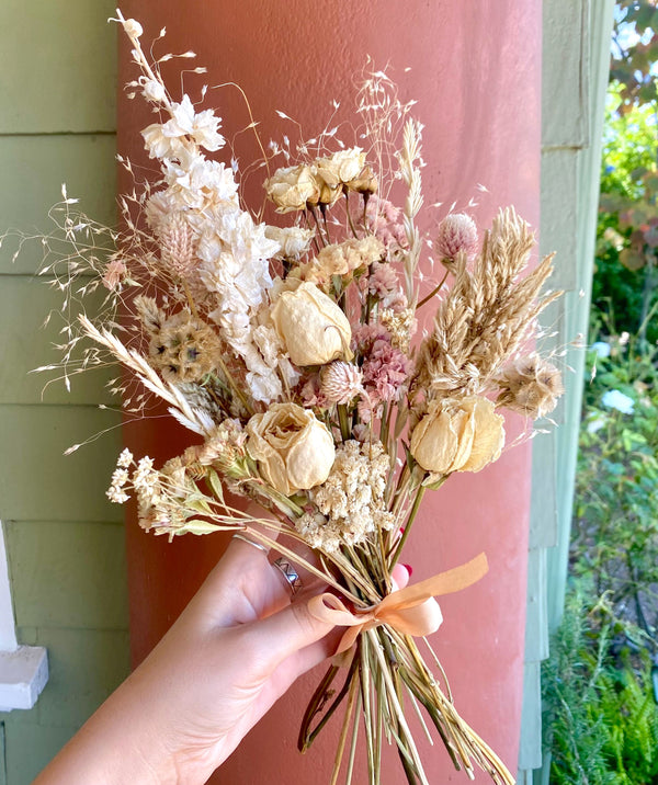 White and Cream Dried Florals