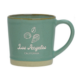 Los Angeles Shells Etched Ceramic Mug