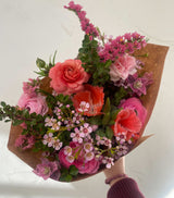 market bouquet in pink