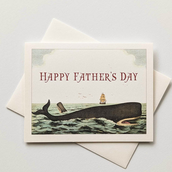 Father's Day Whale Note Card