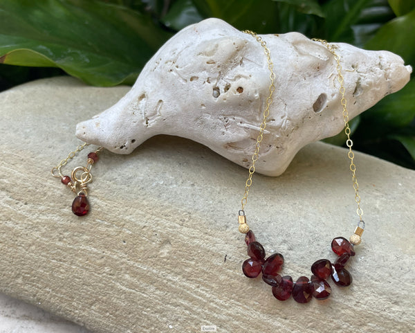 Garnet Love Necklace