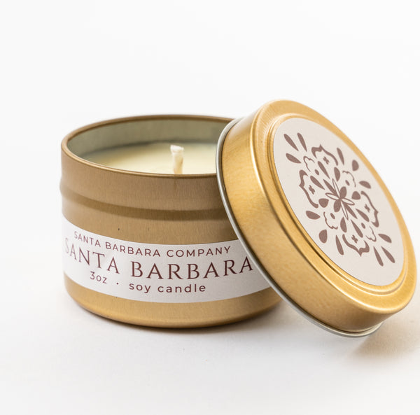 Santa Barbara Travel Candle