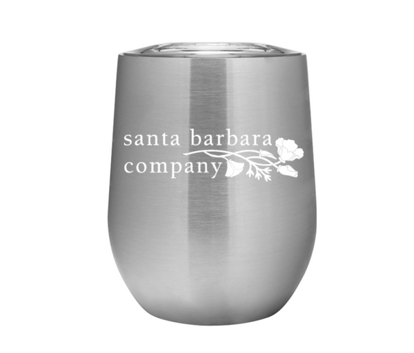 Santa Barbara Company Steel Branded Logo Wine Tumbler