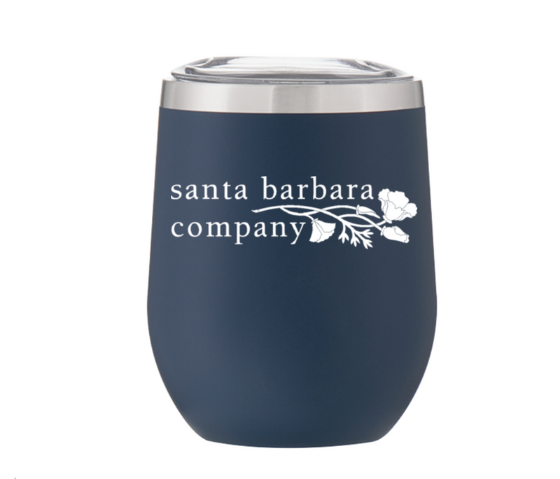 santa barbara company logo wine picnic tumbler