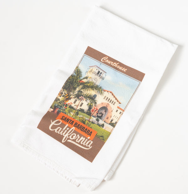 santa barbara courthouse towel