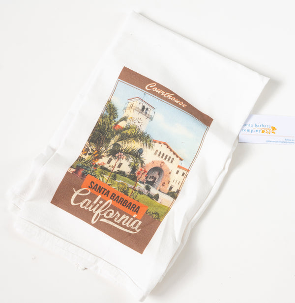 Courthouse of Santa Barbara Kitchen Towel