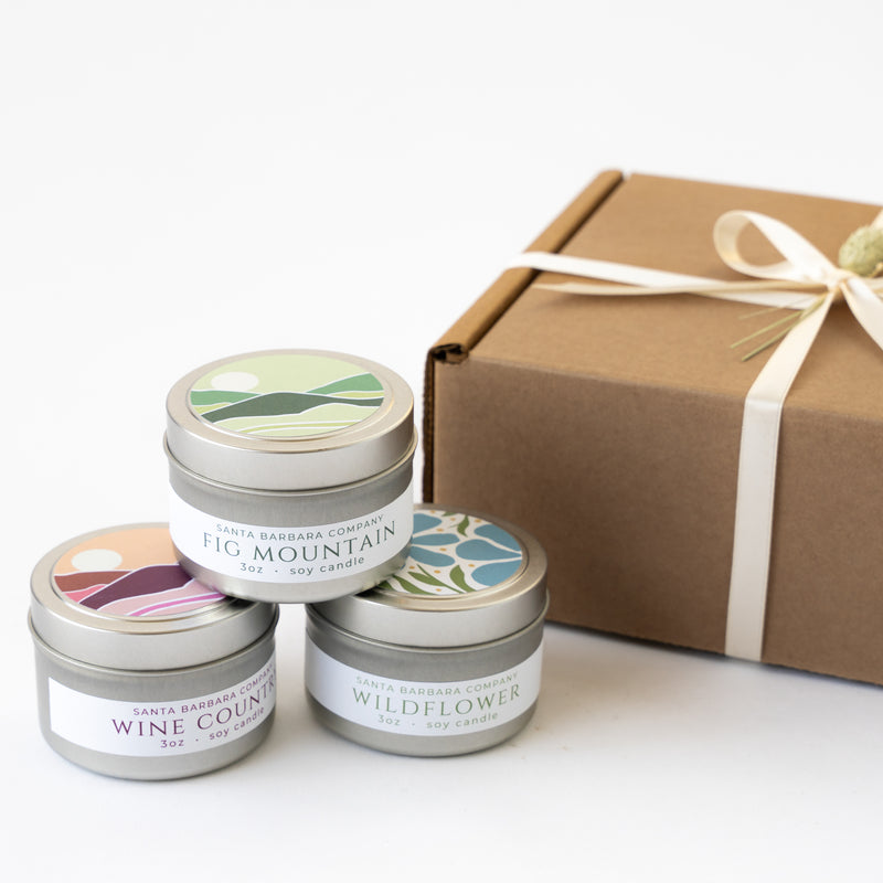 Santa Ynez Valley Candle Trio Gift Set