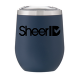 Custom Logo Insulated Wine Tumbler - 12 oz