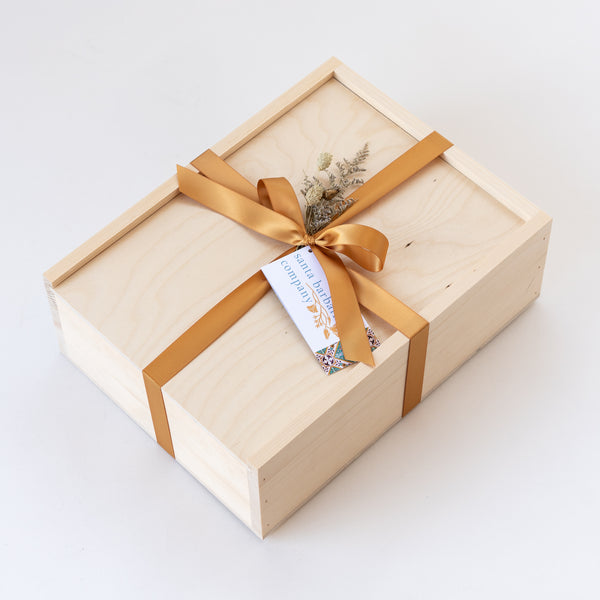 All Season Wood Gift Box Presentation