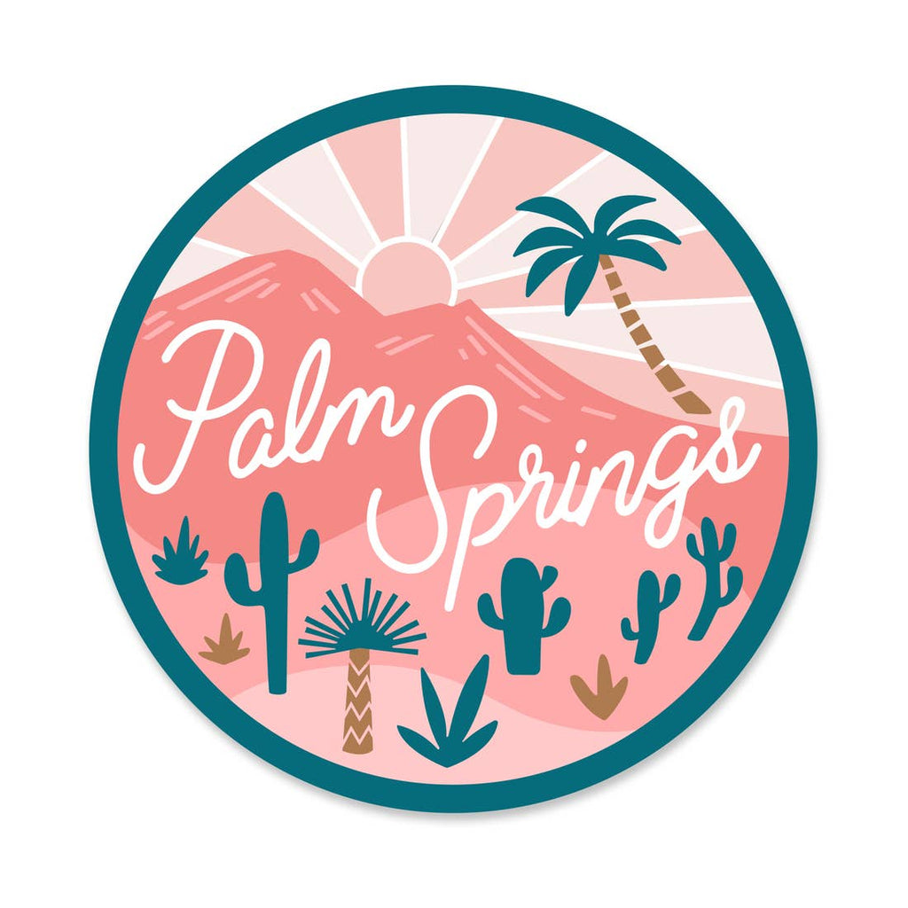 Palm Springs Desert Sticker – Santa Barbara Company