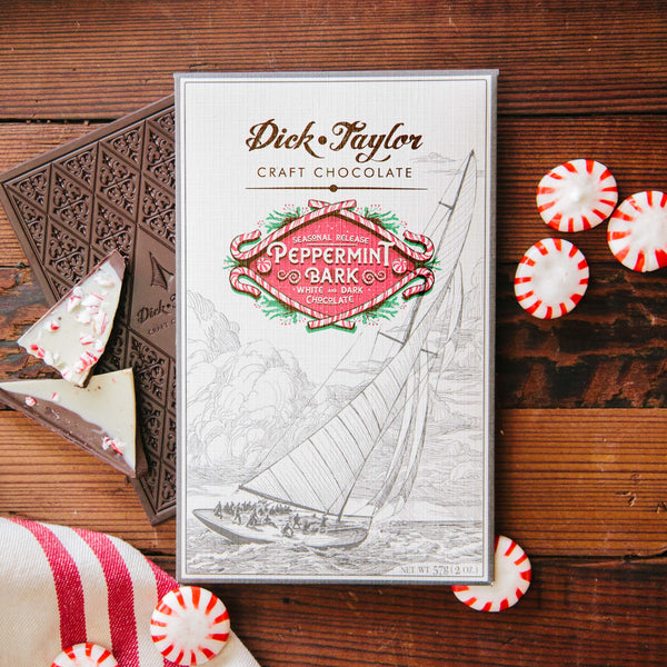 Dick Taylor Peppermint Bark Dark & White Chocolate