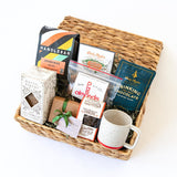 Merry Holiday Treats with Cozy Mug Gift Basket