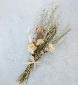 ivory dried floral bouquet