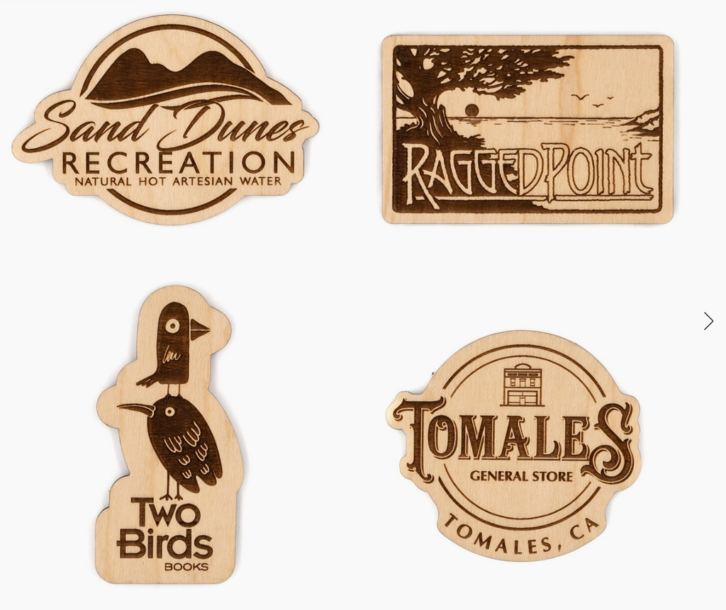 Wooden Lake Custom Fridge Magnets