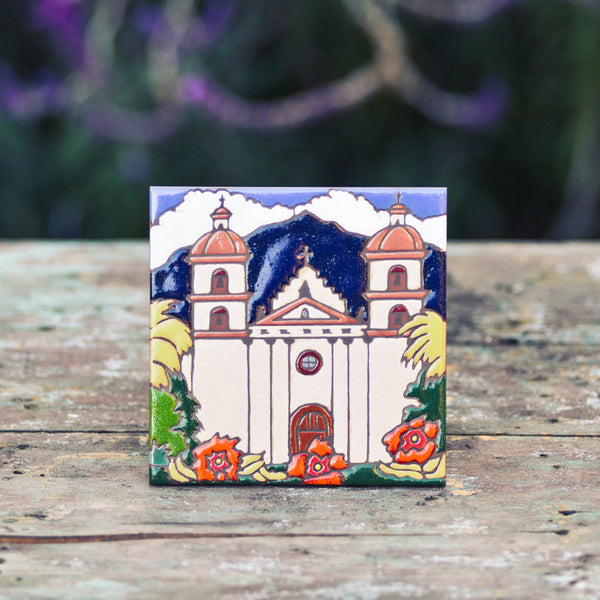 Ceramic Tile Coasters  Santa Barbara Event Favors – Santa Barbara Company